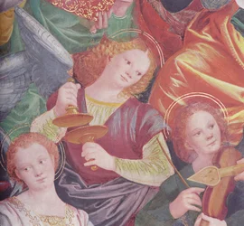The Concert of Angels (detail)